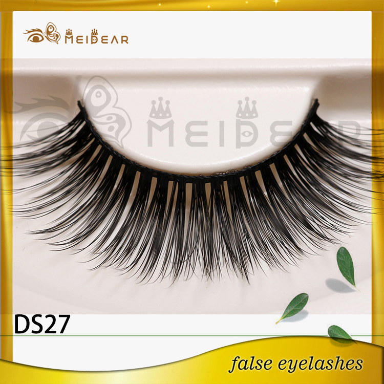 Factory supply private label 3d silk eyelash 